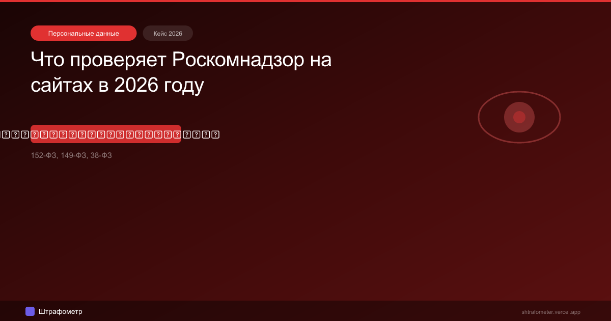 Что проверяет Роскомнадзор на сайтах в 2026 году